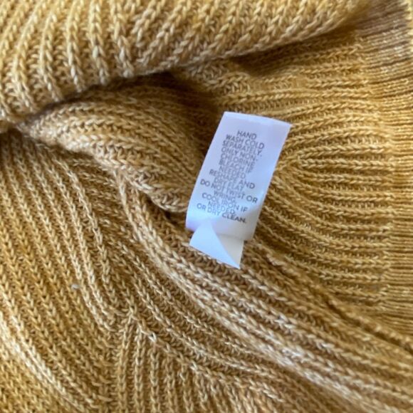 J. Jill Women's Brown Gold Round Neck Cotton Blend Sweater Small - Picture 8 of 10